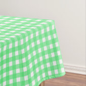 Green Gingham Tischdecke (Beispiel)