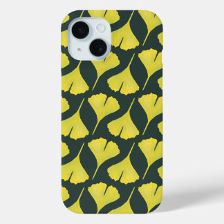 Green Gingko Leaf Nature Lover Botanisches Muster Case-Mate iPhone Hülle