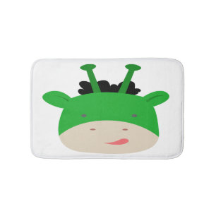 Green Giraffe Bath Mat Badematte