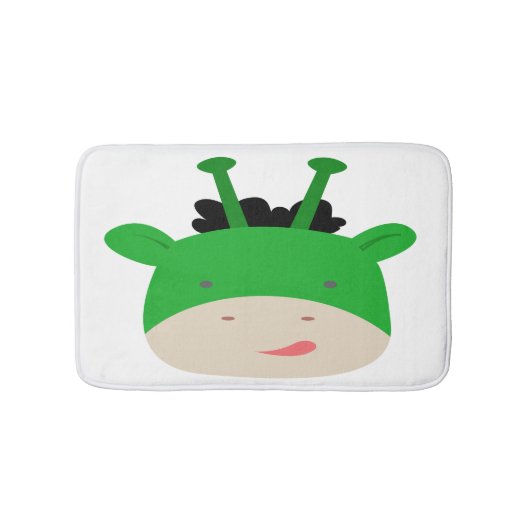Green Giraffe Bath Mat Badematte (Vorderseite)