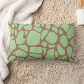 Green Giraffe Print Lendenkissen (Decke)