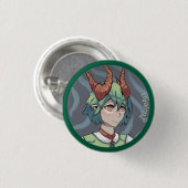 Green Girl, anime, cartoon Button (Vorne & Hinten)