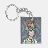 Green Girl Schlüsselanhänger (Vorderseite links)