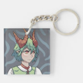 Green Girl Schlüsselanhänger (Rückseite)
