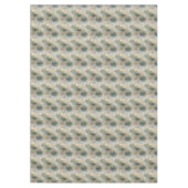 Green Glam Chic Gold Weiße tropische Blätter Tischdecke (Vorderseite)