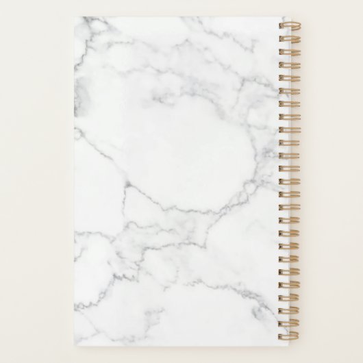 Green Glam Glitzer Hair Salon Planner Planer (Rückseite)