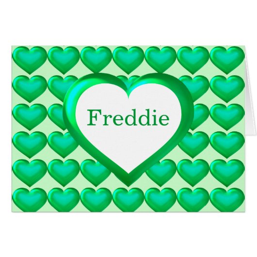 Green Glass Heart Pattern (Vorderseite (Horizontal))