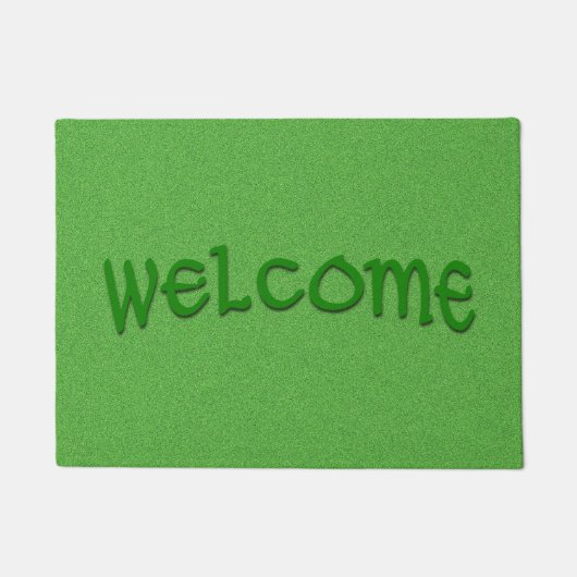 Green Glimmer Welcome Mat Fußmatte (Vorderseite)