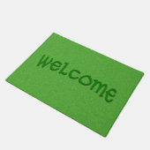 Green Glimmer Welcome Mat Fußmatte (Schrägansicht)