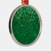 Green Glitter to Customize Ornament Aus Metall (Rechts)