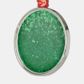 Green Glitter to Customize Ornament Aus Metall (Links)