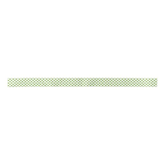 Green Glittery Polka Dot Ribbon Satinband (Vorderseite)