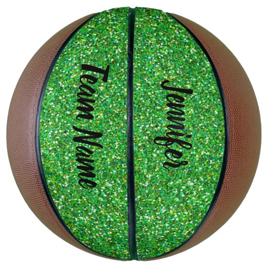 Green Glitzer Basketball (Vertikal)