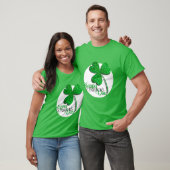 Green Glitzer Kleeblatt Happy St Patrick's Day T-S T-Shirt (Unisex)