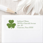 Green Glitzer Kleeblatt St Patricks Day (Insitu)