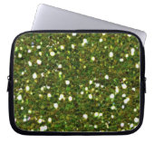 Green Glitzer Laptop Sleeve (Vorderseite)