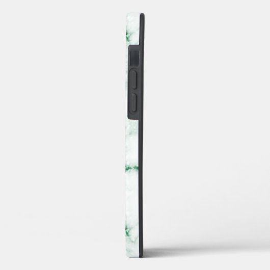 Green Glitzer Marble Personalisiert Case-Mate iPhone Hülle (Rückseite / Links)