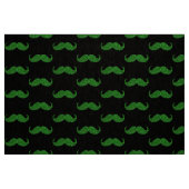 Green Glitzer Mustache Stoff (Fat Quarter (45,7 x 55,9 cm))