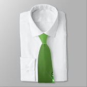 Green Glitzer Necktie Krawatte (Gebunden)