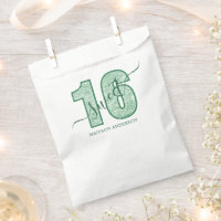 Green Glitzer Script Sweet 16 Geburtstag