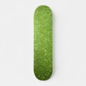 Green Glitzer Skateboard (Vorne)