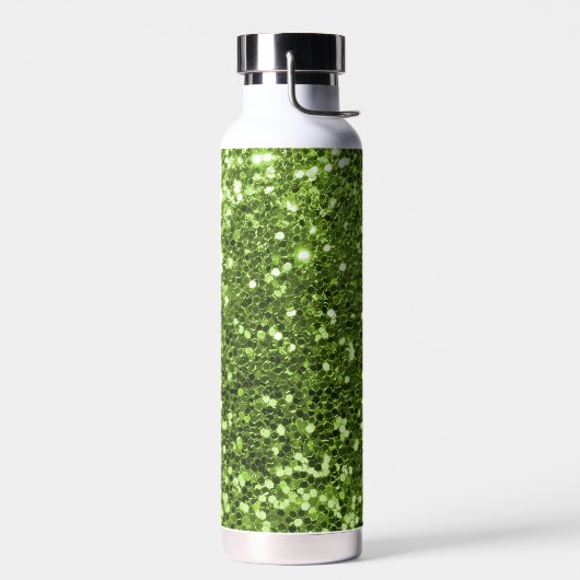 Green Glitzer Water Flasche (Links)