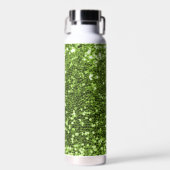 Green Glitzer Water Flasche (Vorne)