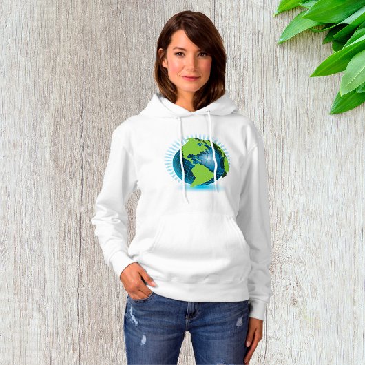 Green Globe Hoodie