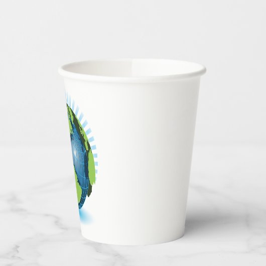 Green Globe Pappbecher (Links)