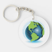 Green Globe Schlüsselanhänger (Vorderseite)