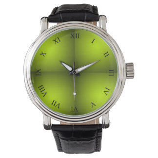 Green Glows Orb Armbanduhr