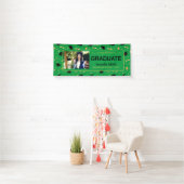Green Glückwunschs Graduate Custom Foto Abschluss Banner (Insitu)