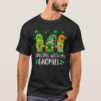 Green Gnome St Patricks Day mit meiner Gnomie T-Shirt