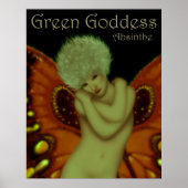 Green Goddess Absinthe Poster (Vorne)