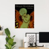Green Goddess Absinthe Poster (Heimbüro)