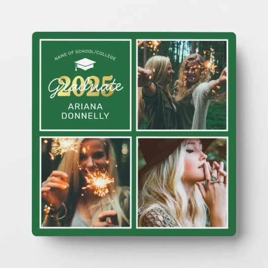 Green Gold 3 Foto Abschluss Fotoplatte (Vorderseite)