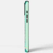 Green Gold Abstrakt Monogram Case Mate (Rückseite / Links)