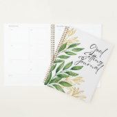 Green Gold Aesthetic Goal Setting Journal Planer (Anzeige)