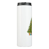 Green, Gold, and Gifts with Green Tree Thermosbecher (Rückseite)