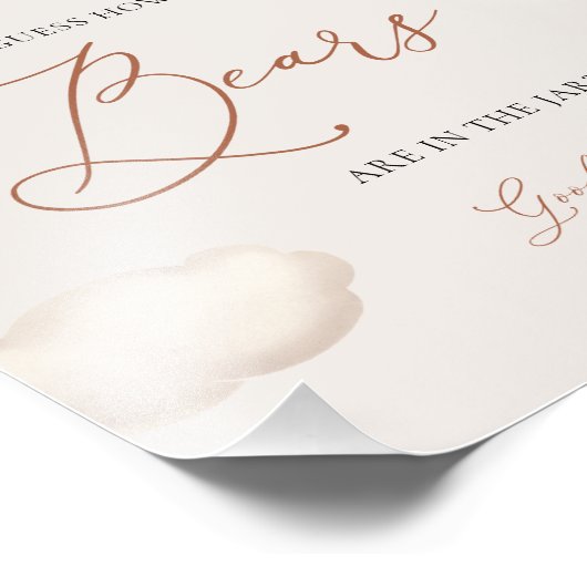 Green Gold Bären Balloons schätzen wie viele Bären Fotodruck (Ecke)