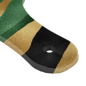 Green Gold Black Glitzer Waves Schneidebrett (Ecke)