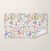 Green Gold Blue Blätter Badhandtuch Set (Handtuch)