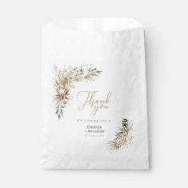 Green & Gold Bohemisch Boho Gastgeschenk Hochzeit  Geschenktütchen