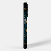 Green Gold Boho Rosette Mandala Case-Mate iPhone Hülle (Rückseite / Rechts)