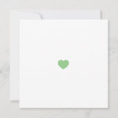 Green Gold Boost Food Bad Dance Save the Date bewe Einladung (Rückseite)