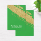 Green Gold Brush Earring Display Cards (Schreibtisch)