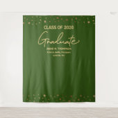 Green gold Class 2020 Abschluss Wandteppich (Vorderseite)