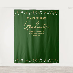 Green Gold Class 2023 Abschluss Wandteppich