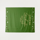 Green Gold Class 2024 Abschluss Wandteppich (Vorderseite (Horizontal))
