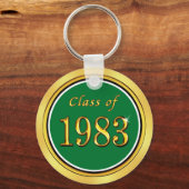 Green Gold Class of 1983 Class Wiedersehen Schlüss Schlüsselanhänger (Rückseite)